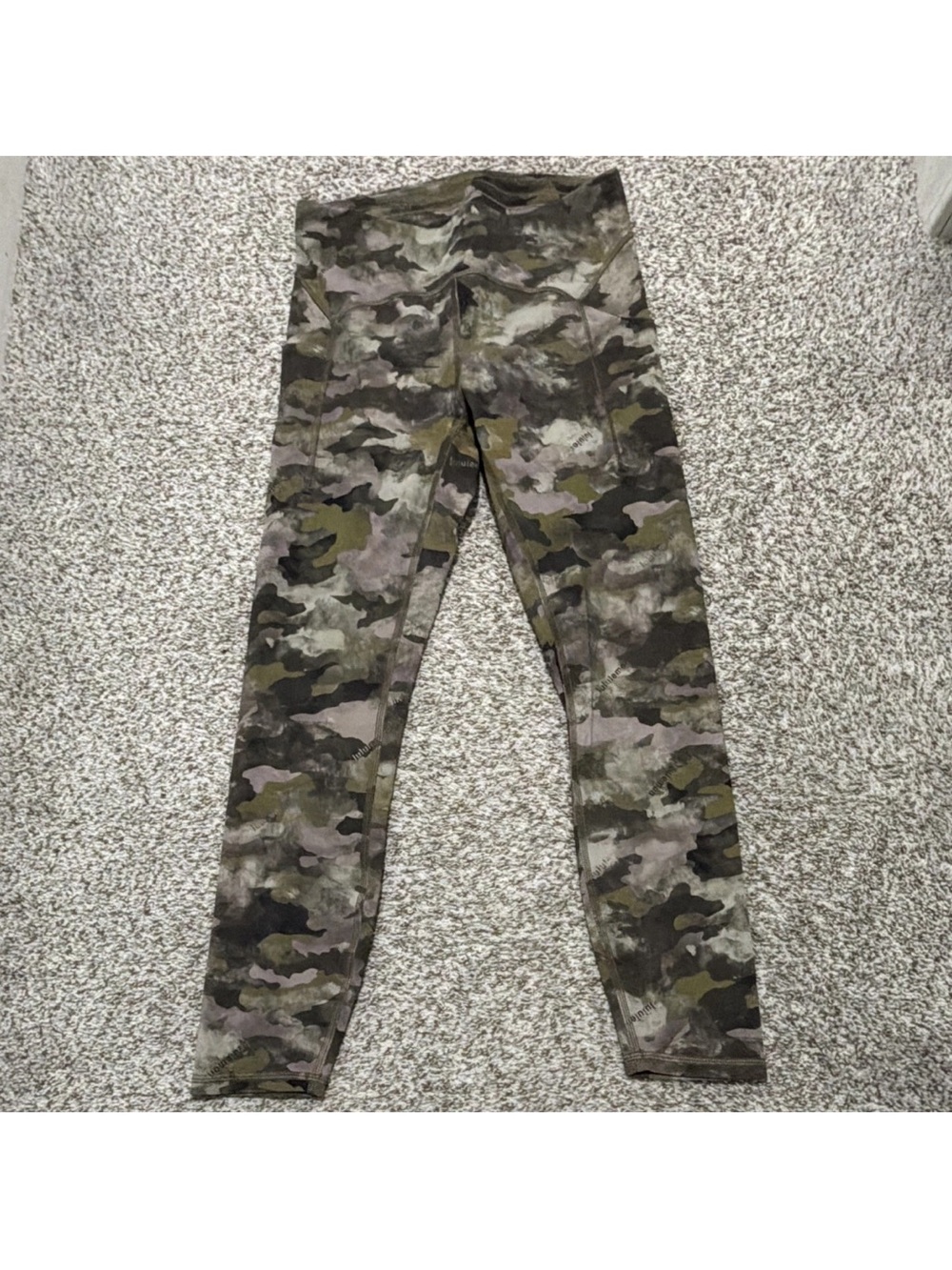 lululemon athletica Women’s Power thru high-rise Camo Leggings -